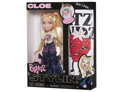 Panenka Bratz Stylin Cloe a tričko