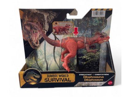 Figurka Jurský svět Survival Strike Attack Dilophosaurus