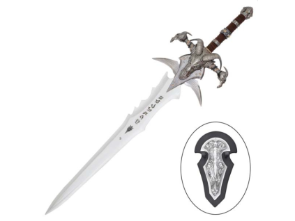 Meč World of Warcraft Frostmourne se stojanem