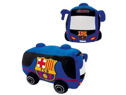 Plyšák FC Barcelona autobus 20cm