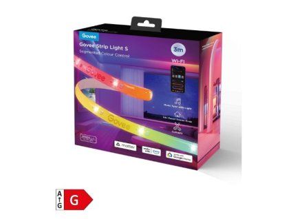 Govee WiFi RGBICW Smart PRO LED pásek Matter extra odolný 3m2