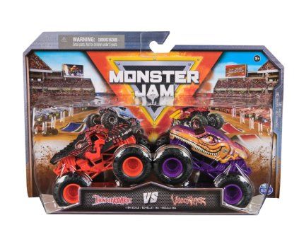 Monster Jam Thunderroarus Vs Velociraptor 2Pack