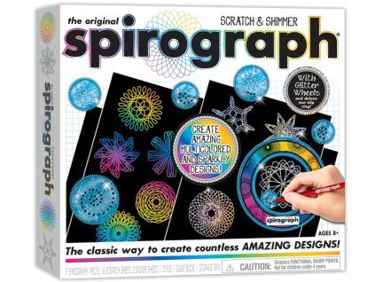 Spirograph Scratch and Shimmer