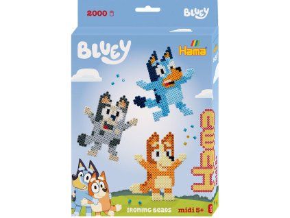 Zažehlovací korálky Hama Midi Bluey