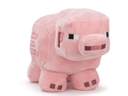 Plyšák Barrado Minecraft Pink Pig 30cm