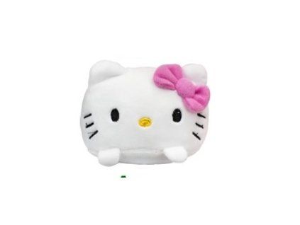 Plyšák Hello Kitty Beanies Kitty růžová mašle 8cm