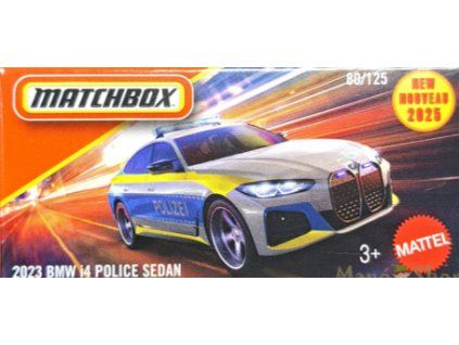 Matchbox 2023 BMW i4 Police Sedan