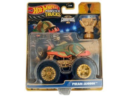 Hot Wheels Monster Trucks 50 Bigfoot Trophy Champions PiranAhhhh