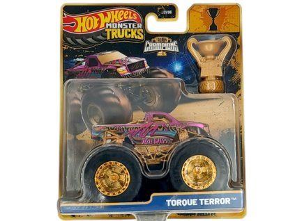 Hot Wheels Monster Trucks 50 Bigfoot Trophy Champions Torque Terror