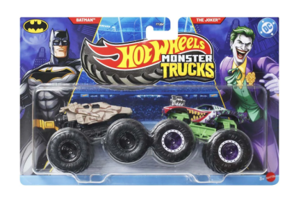 Hot Wheels Monster Trucks Demolition Doubles DC Batman vs The Joker