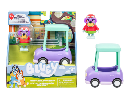 Figurka Bluey Pizza Girls a auto Muffin