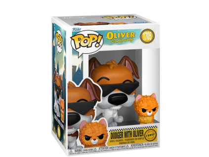 Funko Pop! 1705 Oliver and Company Dodger With Oliver Limited Chase Edition