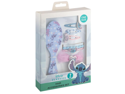 Sada vlasových doplňků Stitch 7ks
