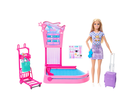 Barbie Family Na letišti