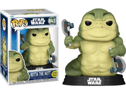 Funko Pop! 843 Star Wars Rotta The Hutt Glows in the Dark