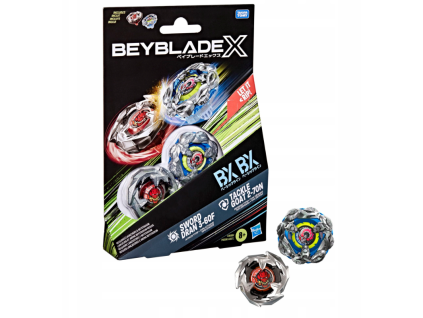 Beyblade X Dual Pack Sword Dran 360F and Tackle Goat 270N