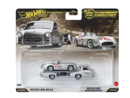 Hot Wheels Premium Car Culture Team Transport Mercedes Benz 300 SLR