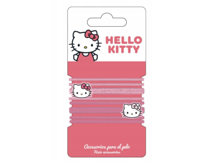 Gumičky do vlasů Hello Kitty 8ks