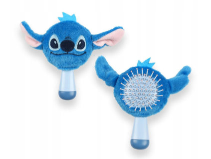 Plyšový kartáč na vlasy Disney Stitch
