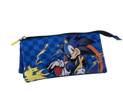 Penál Sonic the Hedgehog trojité pouzdro