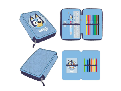 Penál Bluey dvoupatrový s výbavou