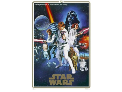 Plakát Star Wars 40th Anniversary