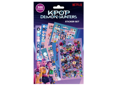 Samolepky Kpop Demon Hunters 500ks