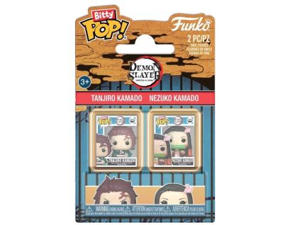 Funko Bitty Pop! Demon Slayer Tanjiro Kamado and Nezuko Kamado Nové