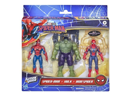 Figurky Marvel Spider Man Brand New Day Spider Man, Hulk a Iron Spider