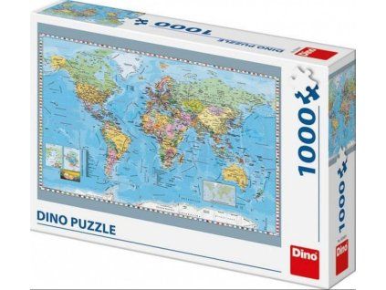 Puzzle Politická mapa světa 100dílků