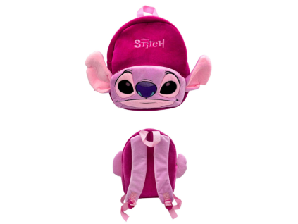 Plyšový batoh Disney Stitch růžový 30cm