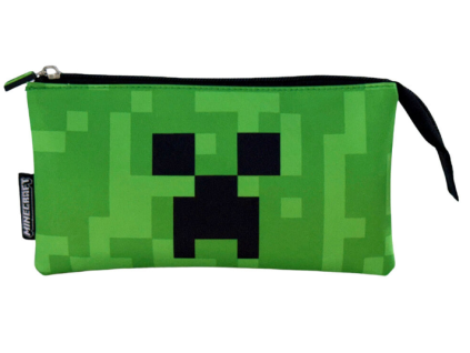 Penál Minecraft Face pouzdro trojité