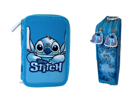 Penál Disney Stitch Smile třípatrový