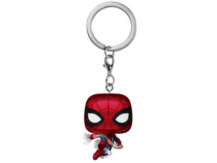 Klíčenka Funko Pocket Pop! Marvel Spider man Metallic