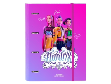 Kroužkové desky Demon Hunters Kpop neon