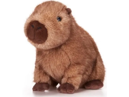 Plyšák Kapybara tmavě hnědá v2 22cm