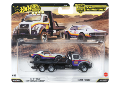 Hot Wheels Premium Car Culture Team Transport Off Road ToutTerrain Camaro