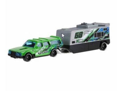 Hot Wheels Track Fleet Volvo 240 Drift Camper