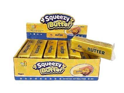 Antistresová hračka Squeeze Butter Gold Edition 14cm