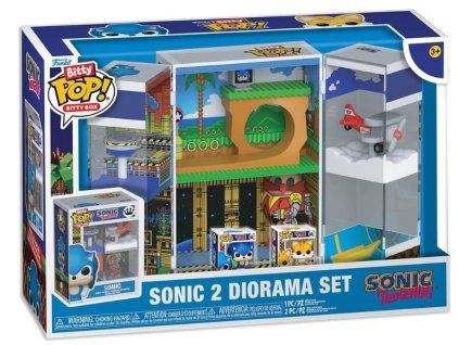 Diorama Funko Bitty Pop! Sonic The Hedgehog Sonic 2