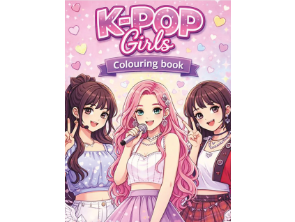 Omalovánky Arts and Crafts Kpop girls