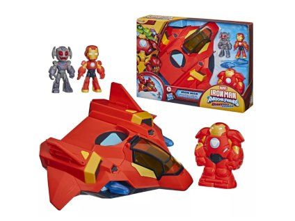 Figurky Spidey a jeho úžasní přátelé Iron Jet a Mega brnění