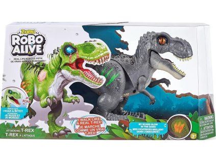 Robo Alive T Rex Šedý