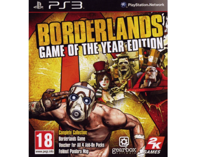 PS3 Borderlands Game of the Year Edition