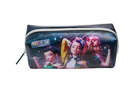 Penál Kpop Demon Hunters Girls pouzdro černé