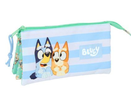 Penál Bluey Sisters trojité pouzdro