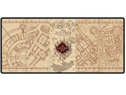 Herní podložka Harry Potter XXL Pobertův plánek 90x40cm Nové