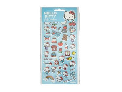Samolepky Hello Kitty Puff Rainbow