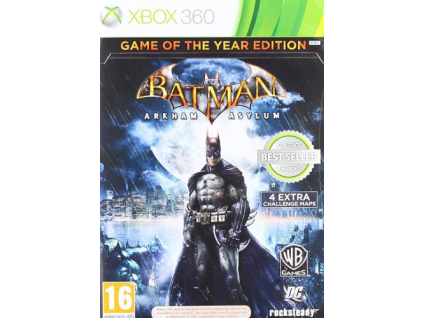X360 Batman Arkham Asylum Game of The Year Edition