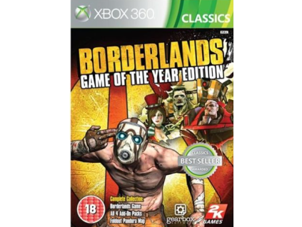 X360 Borderlands Game of the Year Edition